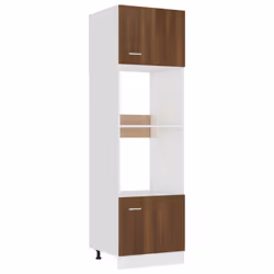 vidaXL Armadio Microonde “Lyon” Rovere Marrone 60x57x207 cm - Vista aggiuntiva 2