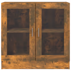 vidaXL Mobile Vetrina Rovere Fumo 82,5x30,5x80 cm Legno Multistrato - Vista aggiuntiva 3