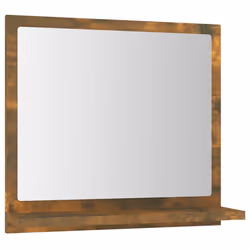 vidaXL Specchio da Bagno Rovere Fumo 40x10,5x37cm in Legno Multistrato - Vista aggiuntiva 2