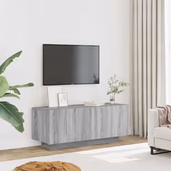 vidaXL Mobile TV Grigio Sonoma 100x35x40 cm in Legno Multistrato - Vista aggiuntiva 3