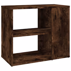 vidaXL Mobiletto Laterale Rovere Fumo 60x30x50 cm in Legno Multistrato - Vista aggiuntiva 2