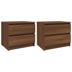 VidaXL 815827 comodino Quercia