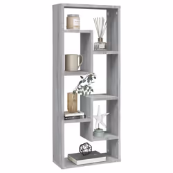 VidaXL 815847 scaffale Legno Grigio - Vista aggiuntiva 6