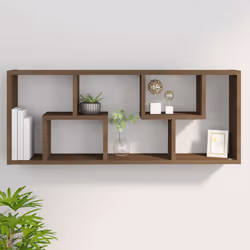 VidaXL 815848 scaffale Legno Marrone, Legno - Vista aggiuntiva 8