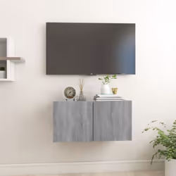 Questo mobile TV pensile costituisce un'aggiunta sia decorativa che pratica al vostro arredamento. Materiale di alta qualità: ...