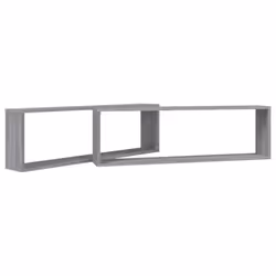VidaXL 815909 scaffale Legno Grigio - Vista aggiuntiva 4