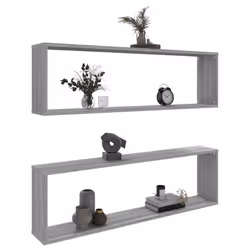 VidaXL 815909 scaffale Legno Grigio - Vista aggiuntiva 8
