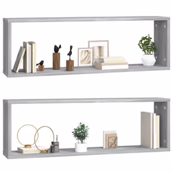 VidaXL 815918 scaffale Legno Grigio - Vista aggiuntiva 4