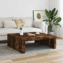 Vidaxl - Tavolino da Salotto, Tavolino da caffè Rovere Fumo 100x100x35 cm Legno Multistrato