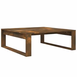 vidaXL Tavolino da Salotto Rovere Fumo 100x100x35 cm Legno Multistrato - Vista aggiuntiva 2