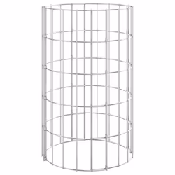 vidaXL Palo Gabbione Circolare in Acciaio Zincato Ø30x50 cm - Vista aggiuntiva 2
