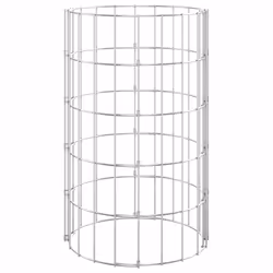 vidaXL Palo Gabbione Circolare in Acciaio Zincato Ø30x50 cm - Vista aggiuntiva 3