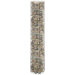 Palo Gabbione Circolare in Acciaio Zincato resistente disponibili varie misure dimensioni: ø 30 x 150 cm