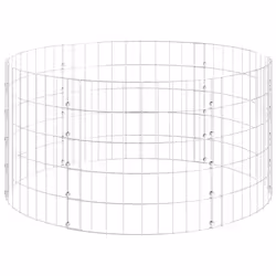 vidaXL Palo Gabbione Circolare in Acciaio Zincato Ø100x50 cm - Vista aggiuntiva 2