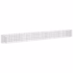vidaXL Gabbione con Letto Rialzato in Acciaio Zincato 540x50x50 cm - Vista aggiuntiva 2