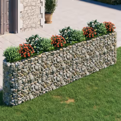 Questa fioriera rialzata a gabbione è un modo conveniente per delimitare un confine robusto per i fiori nel vostro giardino e ...