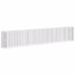 vidaXL Gabbione con Letto Rialzato in Acciaio Zincato 540x50x100 cm - Vista aggiuntiva 2