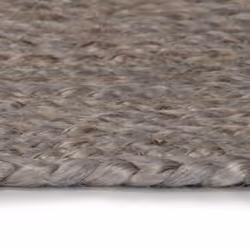 Tappeto Lavorato a Mano in Juta Rotondo 210 cm Grigiocod mxl 128420 - Vista aggiuntiva 3
