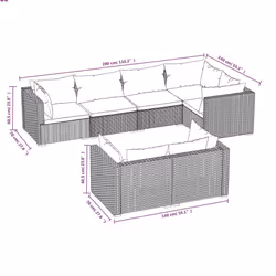 VidaXL 3102473 set mobili da esterno - Vista aggiuntiva 5