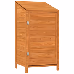 vidaXL Capanno da Giardino Marrone 55x52x112cm Legno Massello di Abete - Vista aggiuntiva 2