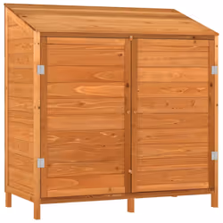 vidaXL Capanno da Giardino Marrone 102x52x112 cm Legno Massello Abete - Vista aggiuntiva 2