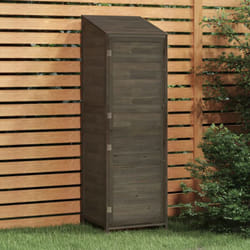 Capanno Giardino Antracite 55x52x174,5 cm Legno Massello Abete Vidaxl 1271