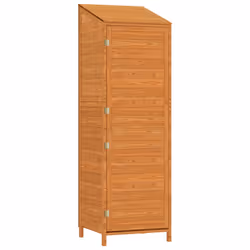 vidaXL Capanno da Giardino Marrone 55x52x174,5 cm Legno Massello Abete - Vista aggiuntiva 2
