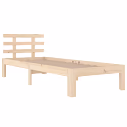 vidaXL Giroletto in Legno Massello 75x190 cm Small Single - Vista aggiuntiva 3