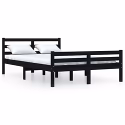 VidaXL 814818, Nero, 1255 mm, 2,06 m, 695 mm, 1200 x 2000 mm, 1 pz