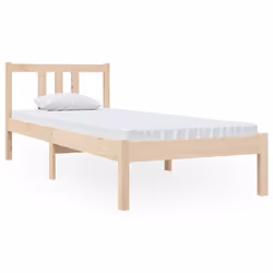 vidaXL Giroletto in Legno Massello 75x190 cm Small Single - Vista aggiuntiva 2