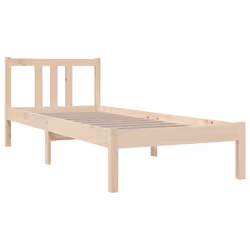 vidaXL Giroletto in Legno Massello 75x190 cm Small Single - Vista aggiuntiva 3