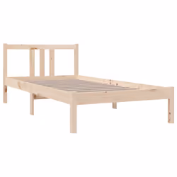 vidaXL Giroletto in Legno Massello 90x190 cm Single - Vista aggiuntiva 3