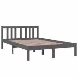 vidaXL Giroletto Grigio in Legno Massello 120x200 cm - Vista aggiuntiva 3
