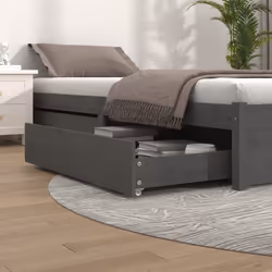 Ottimizzate lo spazio nella vostra camera da letto con questi cassettoni in legno! Materiale di prima qualità: Il legno masse ...