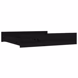 vidaXL Cassetti per Letto 2 pz in Legno Massello di Pino Nero - Vista aggiuntiva 3