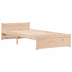 vidaXL Giroletto in Legno Massello 90x200 cm - Vista aggiuntiva 3