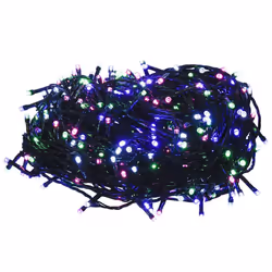 vidaXL Stringa LED con 1000 Luci LED Pastello Multicolore 100 m PVC - Vista aggiuntiva 2