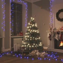 vidaXL Stringa LED con 2000 Luci LED Blu 200 m PVC