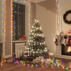 Create un'atmosfera rilassante e invitante con questa stringa compatta di luci LED per Natale e ogni festività! Stringa di lu ...