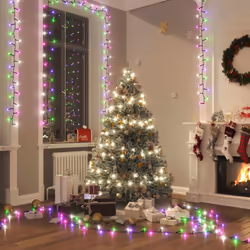 Create un'atmosfera rilassante e invitante con questa stringa compatta di luci LED per Natale e ogni festività! Stringa di lu ...