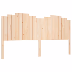 Testiera per Letto 206x4x100 cm in Legno Massello di Pinocod mxl 118730 - Vista aggiuntiva 2
