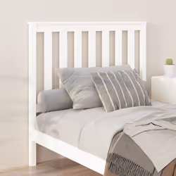 VidaXL 818506 testiera e pedana Bianco