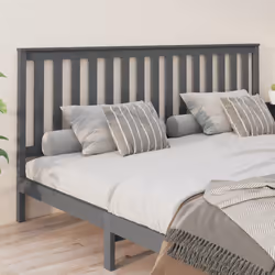 VidaXL 818532 testiera e pedana Grigio - Vista aggiuntiva 4