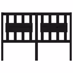 vidaXL Testiera per Letto Nera 145,5x4x100cm in Legno Massello di Pino - Vista aggiuntiva 3
