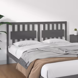 VidaXL 818577 testiera e pedana Grigio - Vista aggiuntiva 2