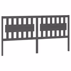VidaXL 818587, Grigio, Legno di pino, 1855 mm, 100 cm, 40 mm
