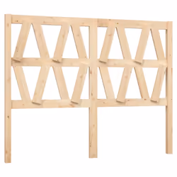 vidaXL Testiera per Letto 146x4x100 cm in Legno Massello di Pino - Vista aggiuntiva 2
