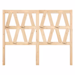 vidaXL Testiera per Letto 146x4x100 cm in Legno Massello di Pino - Vista aggiuntiva 3