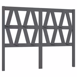 VidaXL 818622, Grigio, Legno di pino, 1460 mm, 100 cm, 40 mm