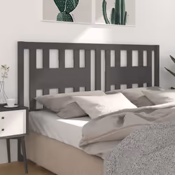 VidaXL 818687 testiera e pedana Grigio